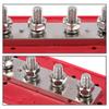 ALLGOOD Red Heavy Duty 4 Way Bus Bar/Power Distribution Box Terminal Studs 300A 48V DC view 4