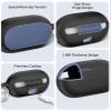 WADVCU for Beats Solo Buds(2024) Case Cover with Cleaner Kit, Soft Silicone Shockproof Protective Cover Compatible with Beats Solo Buds True Wireless Earbuds Charging Case with Carabiner-Black view 3