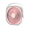 Bottone Small Desk Fan 3 Speeds Desktop Table Cooling Fan Rotatable Quiet Little Fan USB Powered for Office