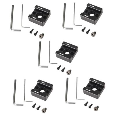 DirectNine Basics 5sets Cold Shoe Mount Adapter Thread for Camera Monitor and Microphone Easy Installation Stable Design Non- Base Replacement for Broken Adapters