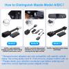 Dashcam Power Adapter 10 Pin (Model A) Custom for Mazda, 6 CX3 CX5 CX5 CX9 CX30 CX50 MX30 and More with Auto-dimming Rearview Mirror, Easy to Install view 3