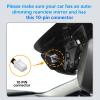 Dashcam Power Adapter 10 Pin (Model A) Custom for Mazda, 6 CX3 CX5 CX5 CX9 CX30 CX50 MX30 and More with Auto-dimming Rearview Mirror, Easy to Install view 4