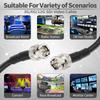 Superbat SDI Cable 300ft BNC Cable 75 ohm 3G/6G/12G Belden 1694A Black Support HD-SDI/3G-SDI/6G-SDI/4K Video,for Blackmagic Design Converter Camera Monitor Switcher etc. view 3