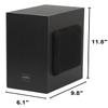 6.5 Inch Passive Subwoofer, 65W Power Heavy Bass Powerful Sound Synthetic Fiber Wood Material, Passive Speaker for Home Theater Party Plug and Play (Medium) view 4