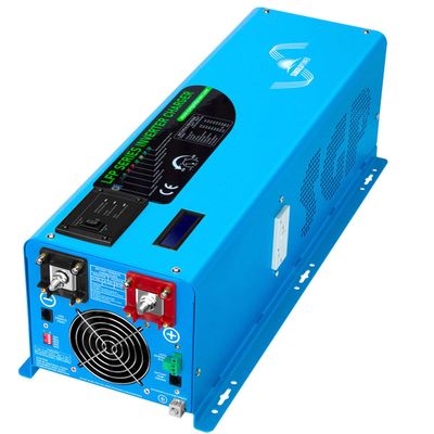 6000W 48 Vdc Inverter Charger,Peak 18000w,240 Vac Input, 120V/240V AC Output Split Phase,Low Frequency,Pure Sine Wave with LCD Remote Controller