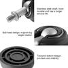Universal 3/8" Rubber Foot Tripod Rubber Stainless Steel Non Slip Foot Pad Ball Head Design 50mm Diameter Camera Tripod Foot Replacement Photography Accessories for Tripod Monopod view 3