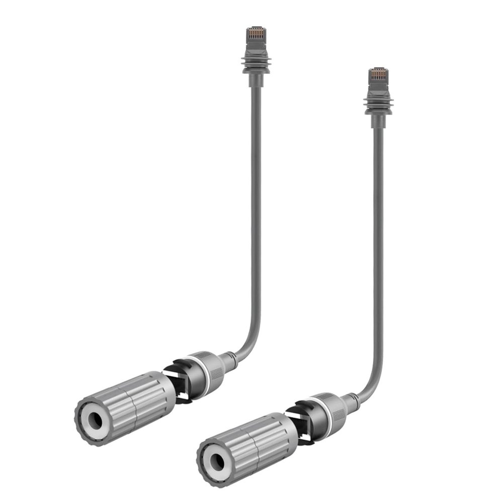 2 Pack Ethernet Cable Adapter, SPX Plug to RJ45 Connectors Designed for Gen3 Dish and Router, Rectangular Satellite V3 Accessories