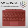Zoof Type Cover for Microsoft Surface Pro 7+ / Pro 7/6 / 5/4 / 3, 12.3 inch, Ultra-Slim Wireless Bluetooth Tablet Keyboard with Multi Touchpad (Poppy Red) view 4