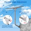 for Starlink Gen 3 Mount Stainless Steel Long Wall Mounting Bracket, 160 Adjustable Starlink Pole Mount with Gen3 Pipe Adapter, Wall Mounting kit for Star Link Standard 4/4x Dishes view 2