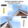 for Starlink Gen 3 Mount Stainless Steel Long Wall Mounting Bracket, 160 Adjustable Starlink Pole Mount with Gen3 Pipe Adapter, Wall Mounting kit for Star Link Standard 4/4x Dishes view 4