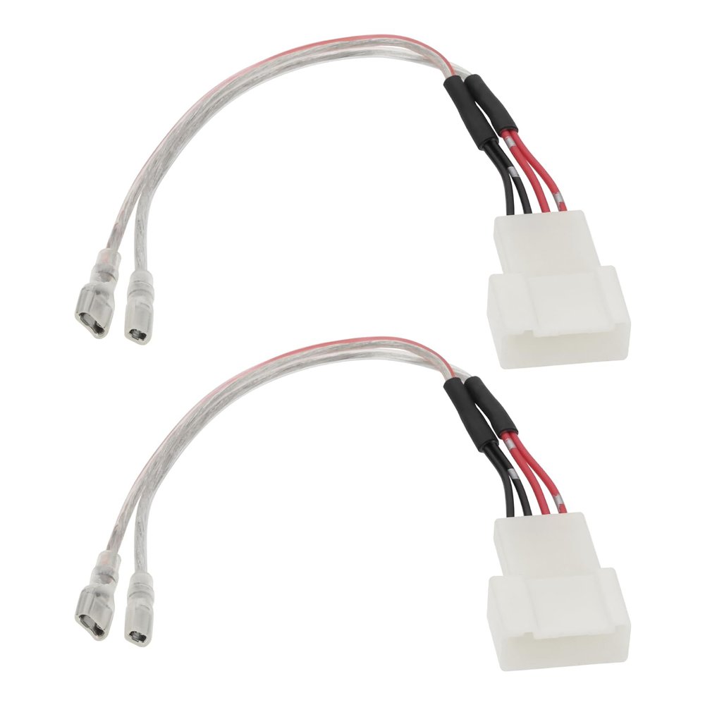 ECSiNG 2Pcs Car Speaker Wiring Harness Connector Dash Tweeter Speaker Cable Connector Compatible with Toyota Corolla/Camry/RAV4, Compatible with Subaru Forester/Impreza