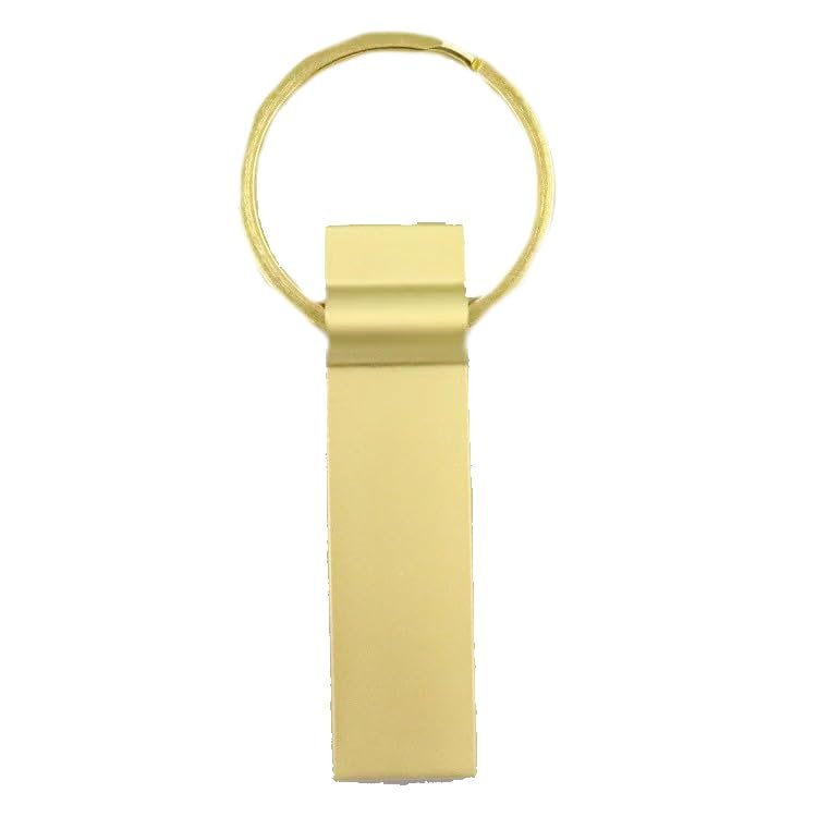1GB-128GB Keychain Stainless Steel Metal Waterproof USB Drive Car USB Drive (Gold, 128, GB)