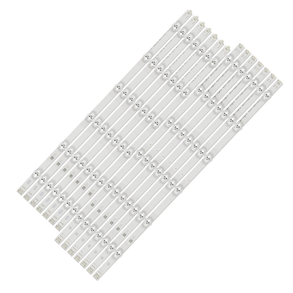 AGJPXFR 12 Lamps LED Backlight Strip Fit for LIG 55LA616V 55LA6200 55LA6205 55LA6208 55LA620S -ZA UA Bar Kit Television LED Band Pola 2.0