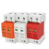 BQTYDYZR Surge Protector Low Voltage Distribution Household Arrester Device 2P 20KA~40KA Switch 1pcs(2P 385V AC,30-60KA(Red)) view 4