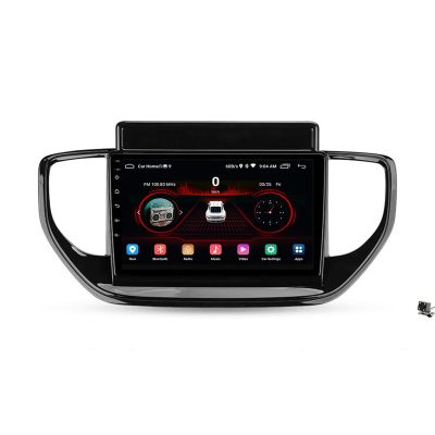 ottspu Android 12 Car Stereo for Hyundai Solaris 2020-2021 Radio with Wireless Car-Play Android Auto, 9 Inch Touch Screen Bluetooth with DSP SWC GPS Navigation WiFi FM Backup Camera MIC,M90s