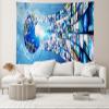 CHNYWORK 15x8ft Breaking News Backdrop World Map Globe TV News Studio TV News Room Broadcasting Background Program Record News Report Reporter News Broadcaster Newsman Kids Portrait Photo Props view 3