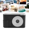 4K Digital Camera, 48MP Kids Compact Vlogging Camera, 16X Digital Zoom Point and Shoot Camera with 2.4in TFT Screen for Teen Beginners (Black) view 3