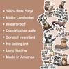 10pcs Otter Sticker Sheet, Cute Vinyl Decals for Otter Lovers, Nature Fans, Animal Enthusiasts, Waterproof, UV-Resistant, for Laptop, Water Bottle, Journal, Notebook, Phone Case, Tumbler, Scrapbook view 3