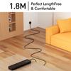 Universal Power Strip with USB Ports, Individual Swtich, 6ft Power Cord, 5 Universal AC Outlets, 4USB C and 2USB (5V/4.2A), Max 3000w, 110-240V, Child Safe Door, Multi Plug Power Strip for Travel view 4