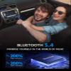 77W Bluetooth 5.4 FM Transmitter Car Adapter [PD3.0 65W+12W Fast Charging] Bluetooth Car Adapter [Deep Bass&Lossless Call Sound] Radio Bluetooth Transmitter for Car HiFi Mic & Colors LED Display view 3