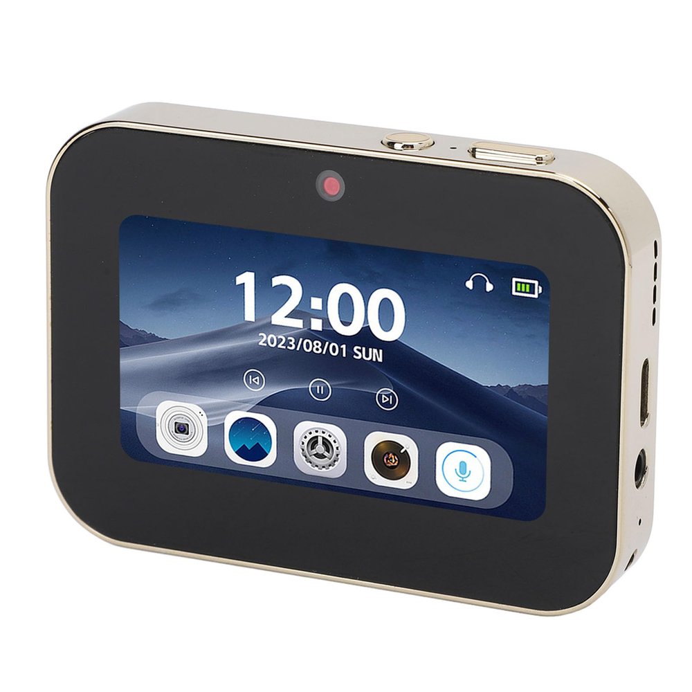 GOWENIC 4K Digital Camera, 64MP Video Camera with 3 Inch Touchscreen,120 Degree Wide Angle, 16X Zooms, Support OTG, Compact Camera Movies Music Player 3600mAh (Gold)