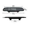 4.3" TFT LCD Car Rear View Mirror Monitor Kit + Waterproof 4LED Backup Reverse Reversing Camera 170for Car/Vehicle view 3