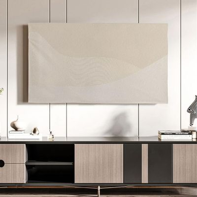 TV Cover TV Dust Cover 32-70 Inches TV Screen Protector Indoor LCD LED Display Protectors Multi-size Television Computer Monitor Dust Cover Bedroom Living Room Art Decor-Beige-6#||45 inch(105*63cm)