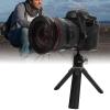 Mni Tripod, Tabletop Stand Compact Tripod with 1/4 Interface Gear Screw, Cold Shoe Function & 360 Rotatable Portable Webcam Tripod for DSLR Camera Webcam Phone view 4