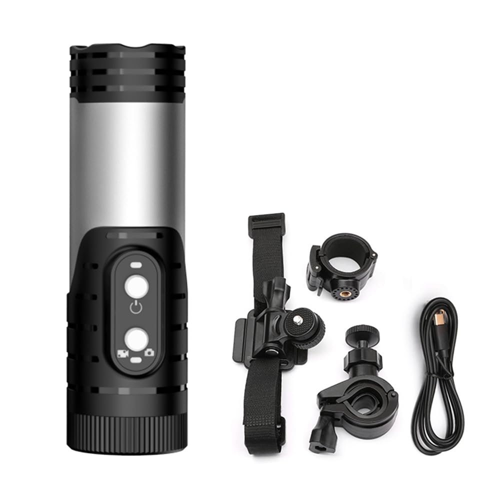 Andoer 1080P Mini WiFi Sports Camera Motorcycle Helmet Camera Bike Camera 120 Wide Angle Lens IP66 Waterproof Built-in Battery for Outdoor Sports Cycling
