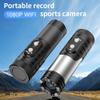 Andoer 1080P Mini WiFi Sports Camera Motorcycle Helmet Camera Bike Camera 120 Wide Angle Lens IP66 Waterproof Built-in Battery for Outdoor Sports Cycling view 2