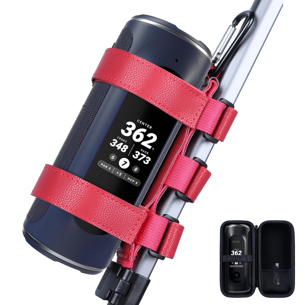 Lebakort Protable Speaker Mount + Case for Blue Tees Golf Player+ GPS Speaker