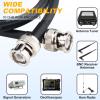 YOTENKO BNC Cable 25ft, BNC Male to Male Cable 50 Ohm RG58 Coaxial + Set of 3 BNC Female to Female/SMA Male/SMA Female Connector Adapters view 4