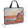Laptop Carrying Case 17inch Calm Waters Laptop Bag for Men Women Computer Bag Messenger Bag for Work view 3