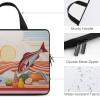 Laptop Carrying Case 17inch Calm Waters Laptop Bag for Men Women Computer Bag Messenger Bag for Work view 4