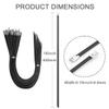 Aroono 20 inch Heavy Duty Metal Zip Ties 250 Pack, Black Cable Ties with 135 lbs Tensile Strength, 304 Stainless Steel Tie Wraps-Rust and Corrosion Resistant, for Fence, Machinery, Exhaust Pipe view 2