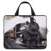 Laptop Carrying Case 17inch Steam Train Laptop Bag for Men Women Computer Bag Messenger Bag for Work view 1