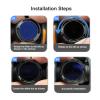 4Pcs Drone ND Filter Set ND8 ND16 ND32 ND64, Knob Installation, ND Filter Camera Lens Filter, Designed to Reduce Strong Surrounding Light view 2