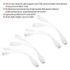 2Set ABS Plastic POE Splitter, POE Powerline Network Adapters, Rainproof Transmitter Cable Injector for Automation view 2