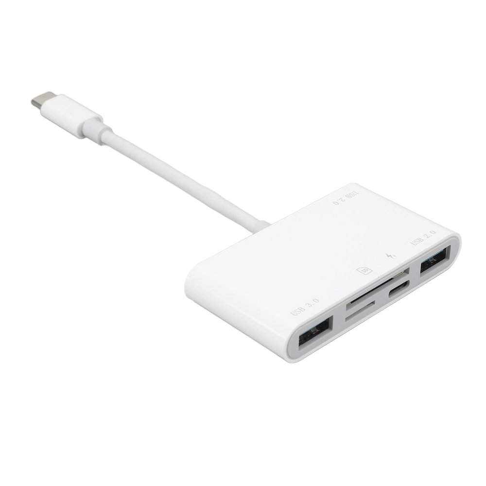 6 in 1 Memory Card Reader, USB Smart Card Reader, Fast Data Transfer Speeds Multi Functional Hub, Storage Card Adapter Connect to Phones Laptops Tablets