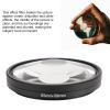 55mm Prism Lens Filter, Prism Lens Tunnel Warped Swirl Prism Blur Effect Filter, Spiral Halo Camera Lens Filter for Photography view 2