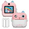Maxlife Children's Camera Instant Camera Pink - Children's Camera with Printing Paper - Full HD Video Recording - Creative Camera with Instant Image Print of Photos Notes Stickers and Labels - 2.4 view 1