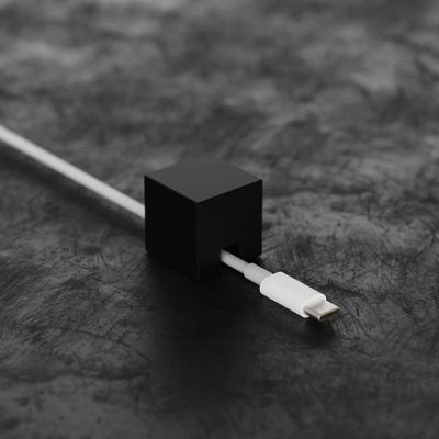 Eyepkildly Black Stainless Steel Cable Clips, Cord Organizer Cable Management, USB Cable Holder Wire,Wire Organizer for Desk, Wall, Car, Nightstand and Office Cable Management. (Frosted Black)