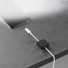 Eyepkildly Black Stainless Steel Cable Clips, Cord Organizer Cable Management, USB Cable Holder Wire,Wire Organizer for Desk, Wall, Car, Nightstand and Office Cable Management. (Frosted Black) view 2