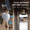 No WIFI Security Camera No Internet Needed, 4G LTE Cellular Security Camera Outdoor Wireless, Solar Power Security Camera Outside, PIR Sensor, 2K Color Night Vision, 360View, 2-Way Talk, IP66 view 4