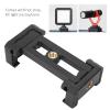 Camera Hot Shoe Phone Holder, Universal Phone Holder Mount E Type Phone Holder Hot Shoe Mobile Phone Retaining Clamp for DSLR Photography view 3