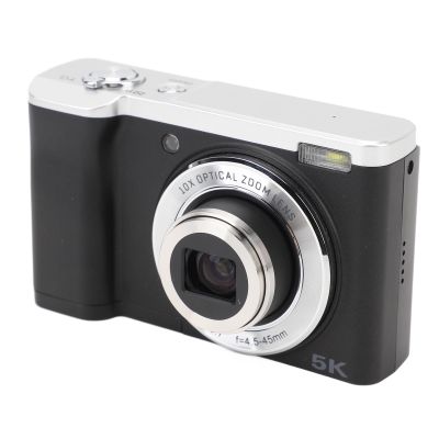 5K Digital Camera, 640x480 HD 56MP Camera with 2.8inch, Auto Focus 10x Optical Zoom Anti Shake Vlogging Camera with Flash for Adults Teens