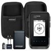 Garmin eTrex Solar Powered GPS Handheld Navigator | Unlimited Solar Charging, Bright Screen, Multi-Band GNSS, Digital Compass, Geochaching, for Hiking | with Signature Series Power Bundle view 1