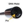 915MHz Soft Whip Antenna 10dBi Gain for LoRa Meshtastic 1PC | Long Range Omni SMA Male Connector view 3