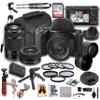 Sony ZV-E10 II Camera + Sony 16-50mm Lens + Sony E 55-210mm, Wide Angle and Telephoto Lens, 64GB Memory, Filters, Tripod Kit, Deluxe Case, Software & More  Pro Video Bundle (35pc) view 1