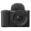Sony ZV-E10 II Camera + Sony 16-50mm Lens + Sony E 55-210mm, Wide Angle and Telephoto Lens, 64GB Memory, Filters, Tripod Kit, Deluxe Case, Software & More  Pro Video Bundle (35pc) view 2